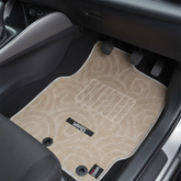Universal Fit Beige Carpet Car Floor Mats – Soft, Elegant & Ant-Slip